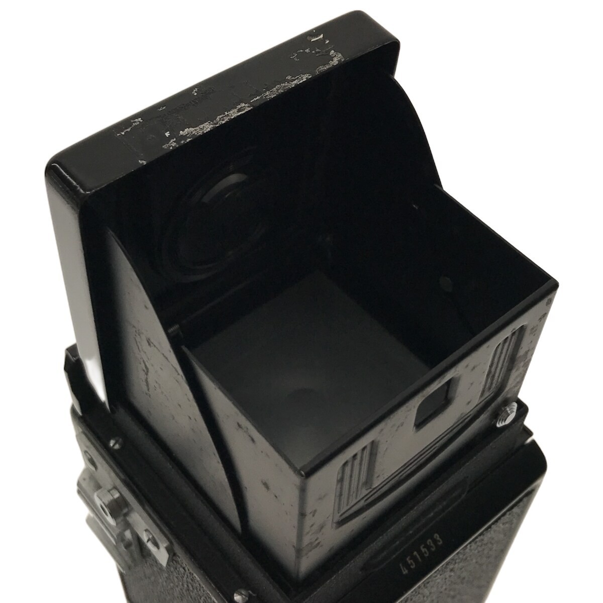 【動作品】minolta AUTOCORD III ROKKOR 75mm F3.5 ミノルタ オートコード 二眼レフカメラ 中判フィルムカメラ 単焦点レンズ 現状品 C3886_画像8