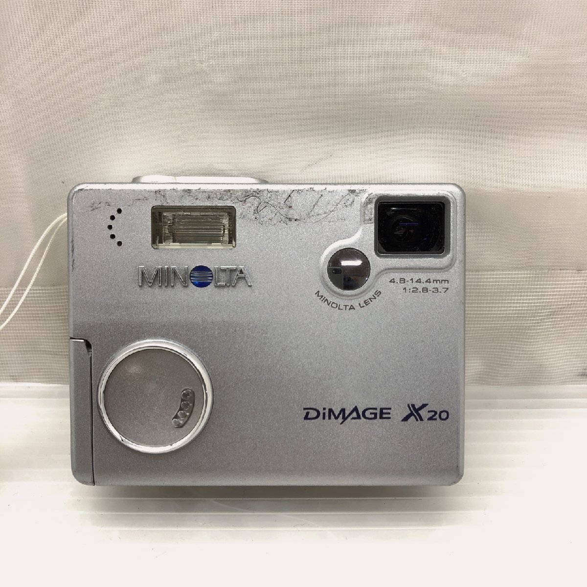 【ジャンク】 1円～MINOLTA コンパクトカメラ DiMAGE X20 T010413_画像1