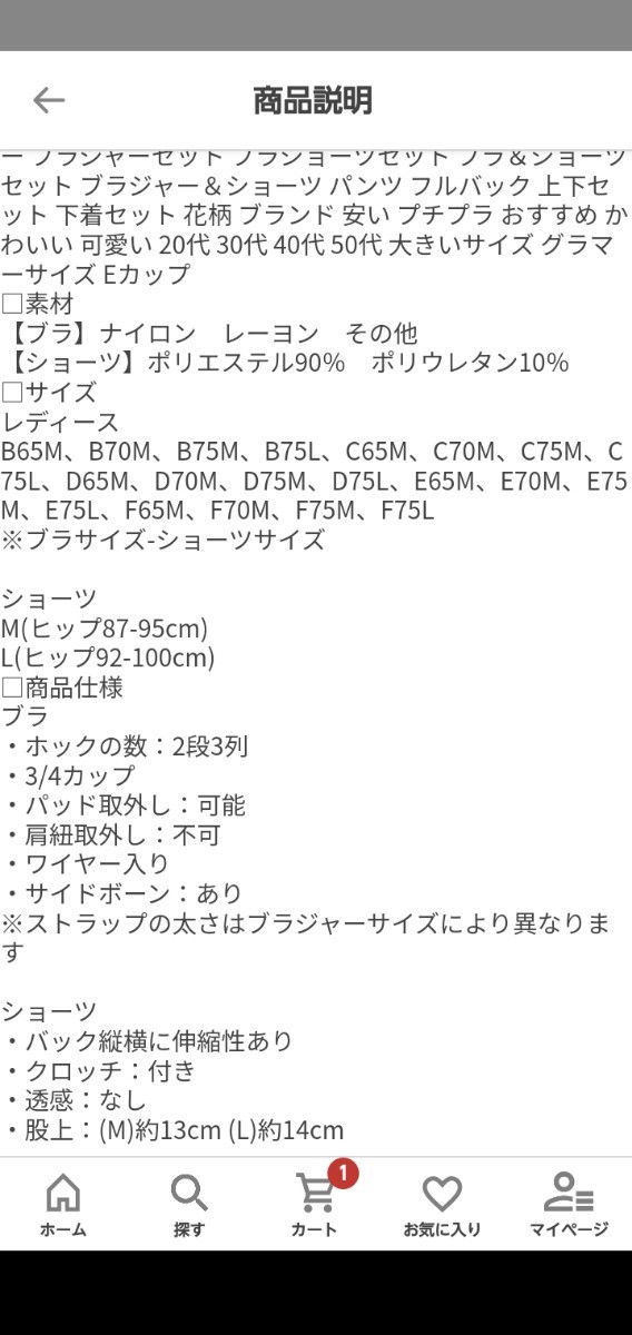 Triumph ブラ ショーツセット_画像9