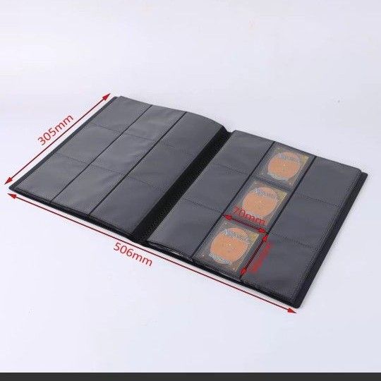 【大容量】トレカファイル 360枚収納 9ポケット ポケカ　バインダー　推し活 コレクションファイル トレーディングカード