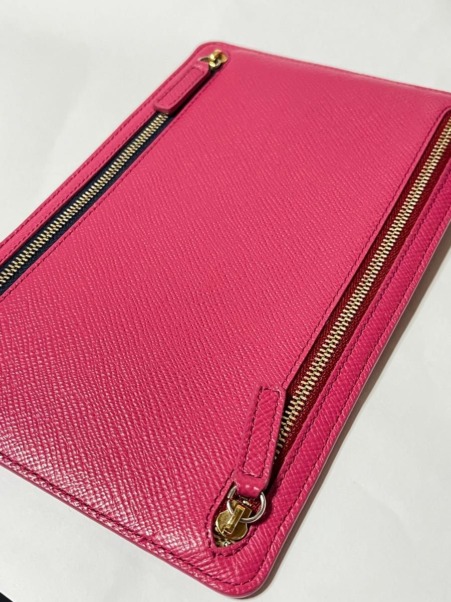 SMYTHSON スマイソン Panamaレザーマルチジップケース