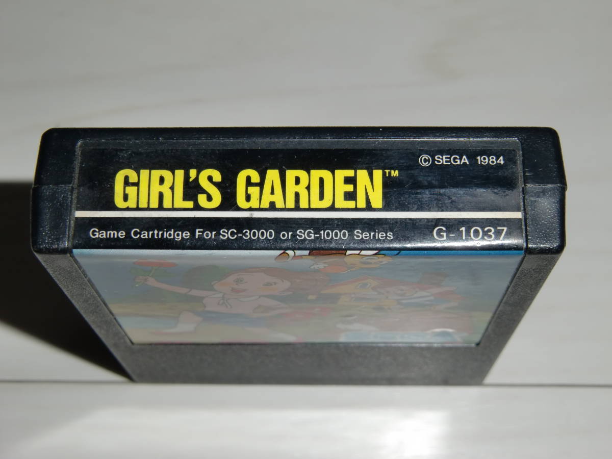 [SC-3000orSG-1000 version ] girls garden (GIRL\'S GARDEN) cassette only Sega made SC-3000orSG-1000 exclusive use * attention * bear bee soft only large defect have 