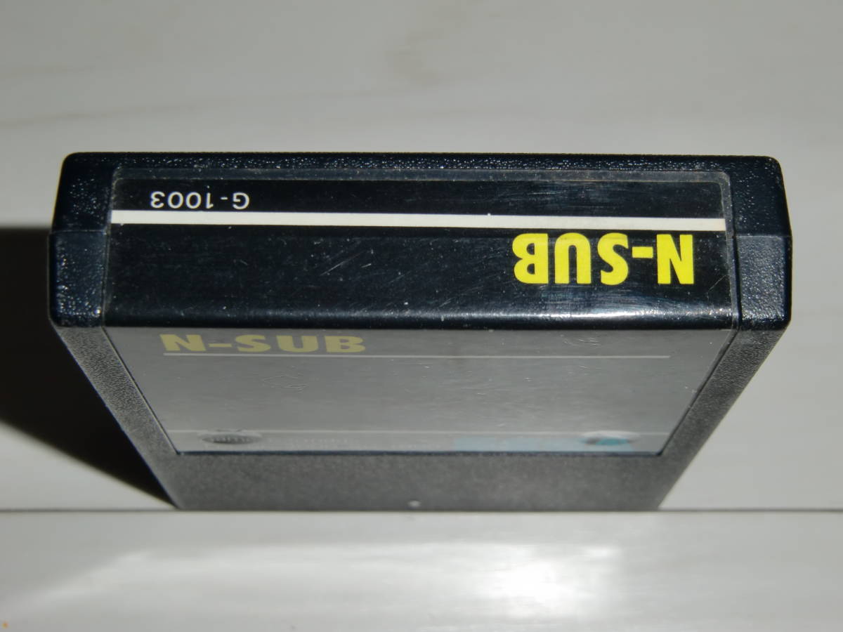 [SC-3000orSG-1000 version ]N-SUB(N- sub,N sub ) cassette only Sega (SEGA) made SC-3000orSG-1000 exclusive use * attention *. water . battleship sea war game soft defect have 