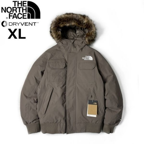 1円～!売切!【正規新品】THE NORTH FACE◆MCMURDO BOMBER JACKET マクマードボンバー ダウンジャケット US限定 撥水(XL)茶② 190122-175_画像1