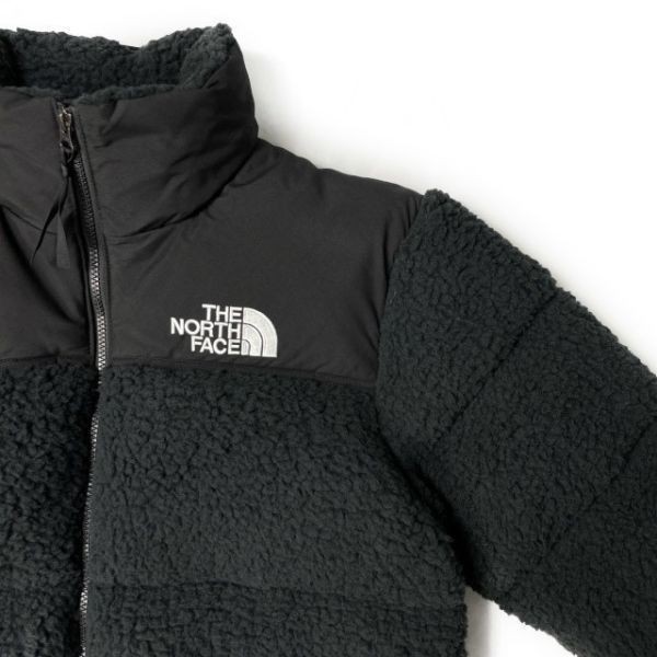 1円～!売切!【正規新品】THE NORTH FACE◆SHERPA NUPTSE JACKET ダウンジャケット ヌプシ モコモコ シェルパフリース 防寒(M)黒 190122-175_画像5