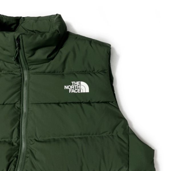 1円～!売切!【正規新品】THE NORTH FACE◆ACONCAGUA 3 VEST ダウンベスト アコンカグア US限定 軽量 撥水 アウトドア(XL)緑 190122-80_画像4