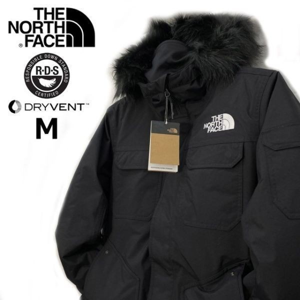 1円～!売切!【正規新品】THE NORTH FACE GOTHAM JACKET III ゴッサム ダウンジャケット US限定 高品質 550 防寒 撥水(M)黒 ② 190122-175_画像2