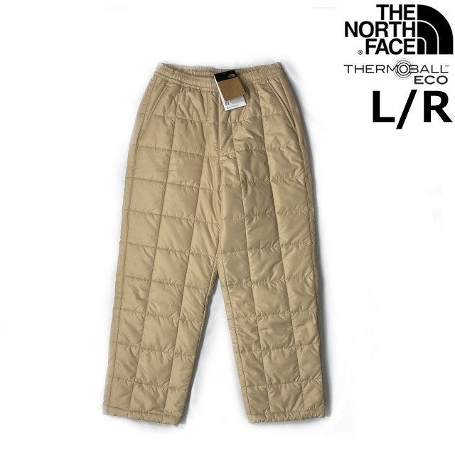 1円～!売切!【正規新品】THE NORTH FACE◆LHOTSE PANTS 中綿 ダウンパンツ US限定 レベル2 男女兼用 アウトドア(L/R)ベージュ 190110-100_画像2