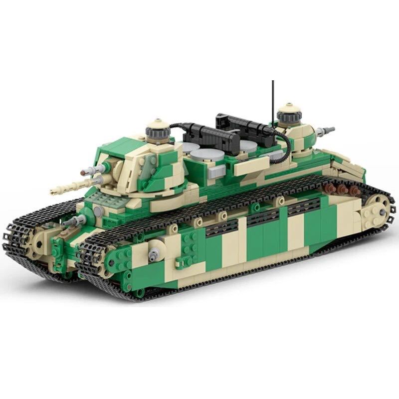 LEGO互換　シャール2C フランス軍　超重戦車_画像1