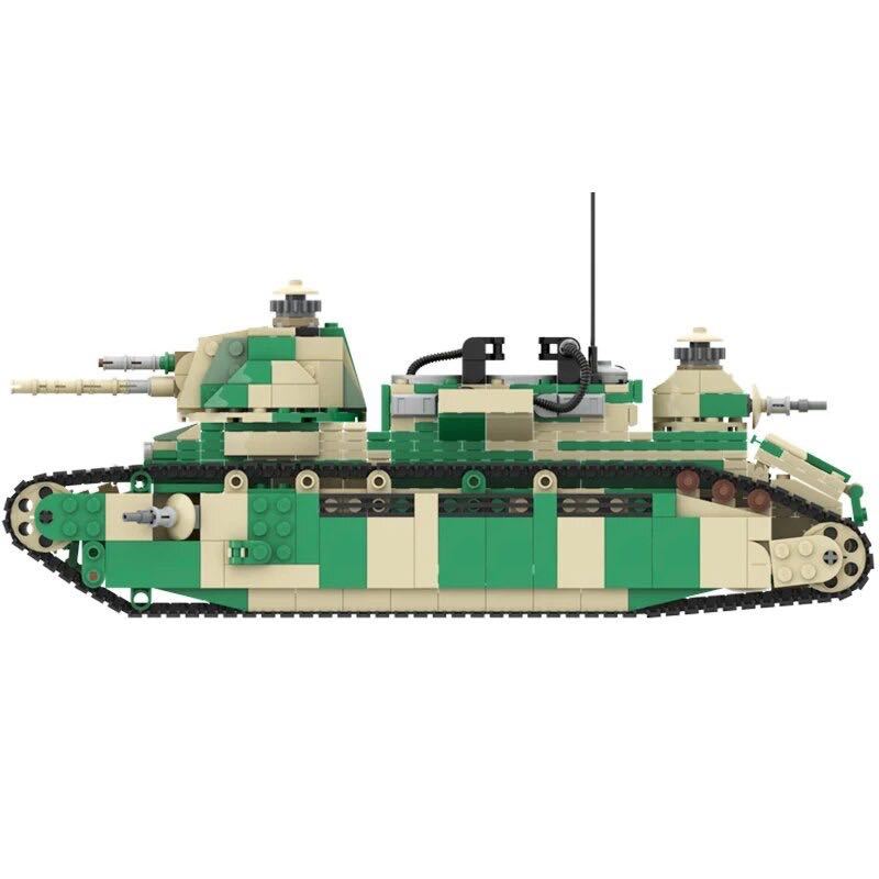 LEGO互換　シャール2C フランス軍　超重戦車_画像2