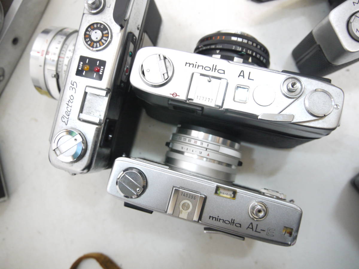 586 フィルムカメラ レンジファインダー カメラ 10台 まとめ Minolta AL/AL-E/PETRI 7/2.8/YASHICA/OLYMPUS 35SP/MAMIYA EE/RICOH AUTO35_画像7