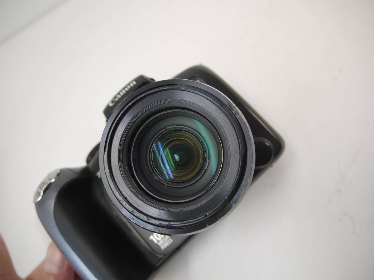 655 Canon Powershot SX10 IS キャノン 電池式 デジカメ Canon ZOOM LENS 20xIS 5.0-100.0mm 1:2.8-5.7USM デジタルカメラ_画像3
