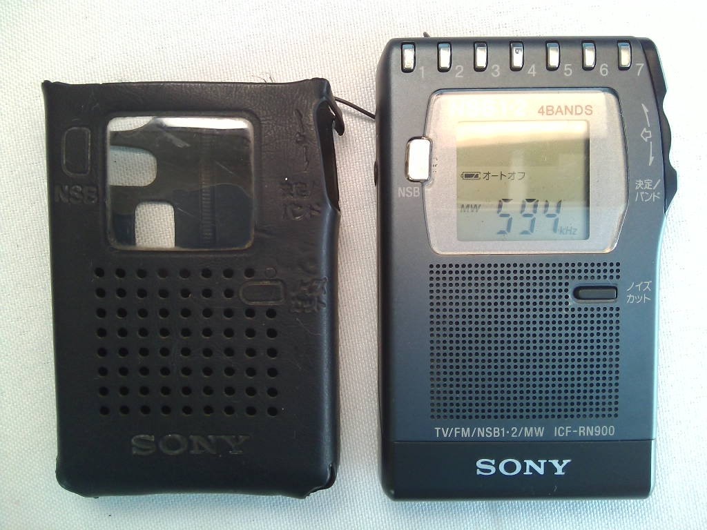 SONY ソニー FM/NSB1・２/MW ポケットラジオ ICF-RN900　★動作品！難あり_画像1