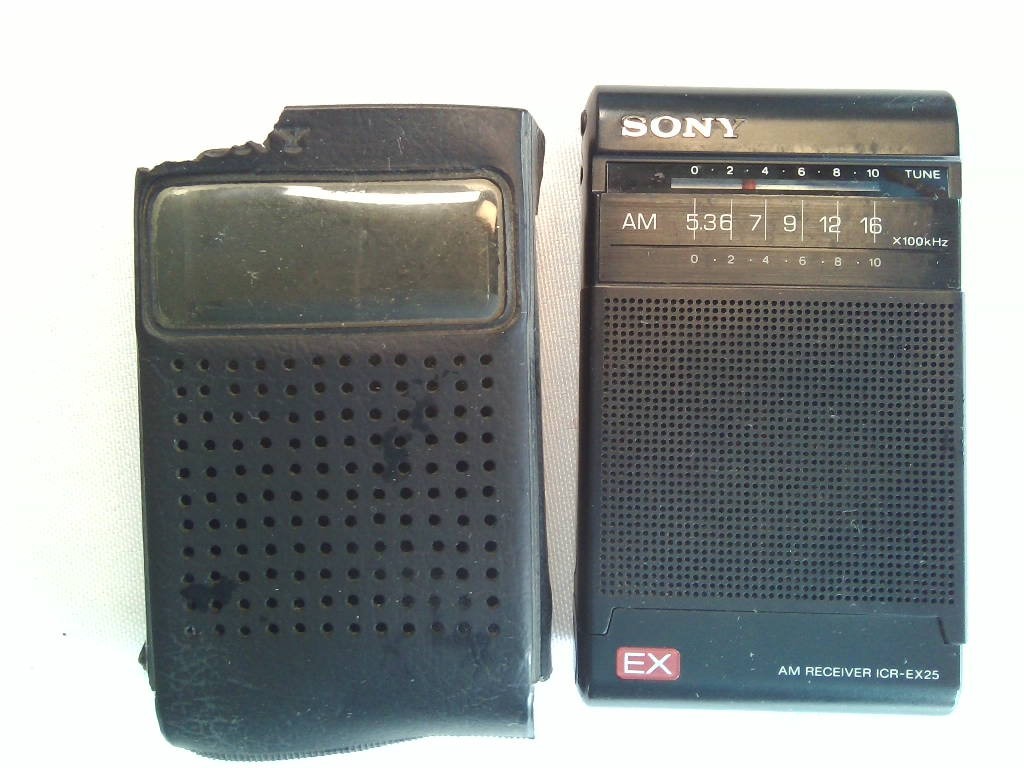 SONY ソニー　AM　ポケットラジオ 　ICR-EX25 　日本製　★動作品_画像1