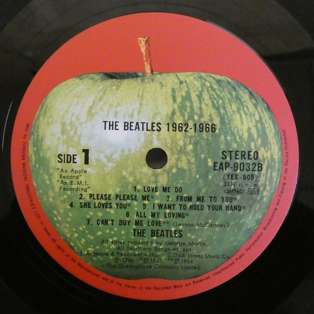 47045166;【帯付/2LP/見開き】The Beatles / 1962-1966_画像3