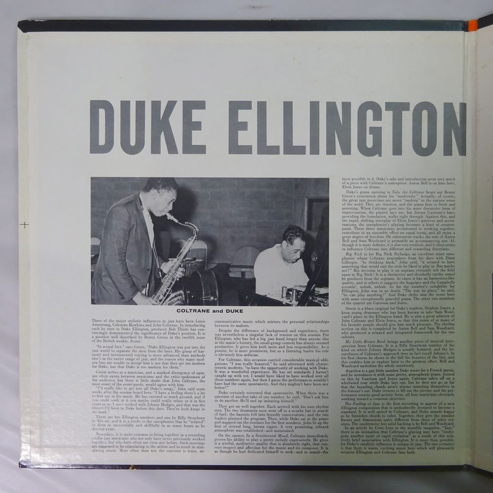 10018590;【US盤/赤黒ラベル/impulse】Duke Ellington & John Coltrane / S.T._画像2