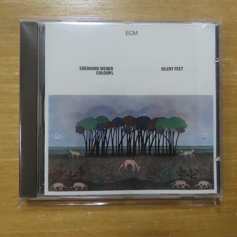 042283501720;【CD/西独盤/蒸着仕様/ECM】EBERHARD WEBER / SILENT FEET　ECM-1107_画像1