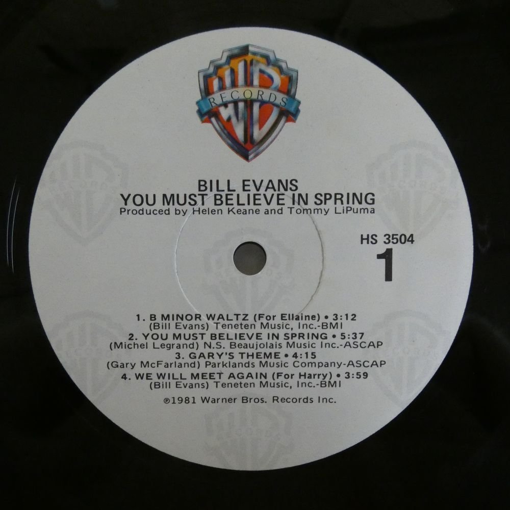 46056824;【US盤】Bill Evans / You Must Believe In Spring_画像3