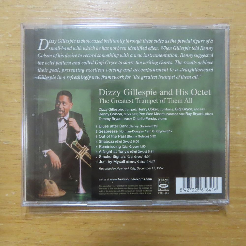 8427328616416;【CD】DIZZY GILLESPIE AND HIS OCTET / Ｓ・Ｔ　FSR-1641_画像2