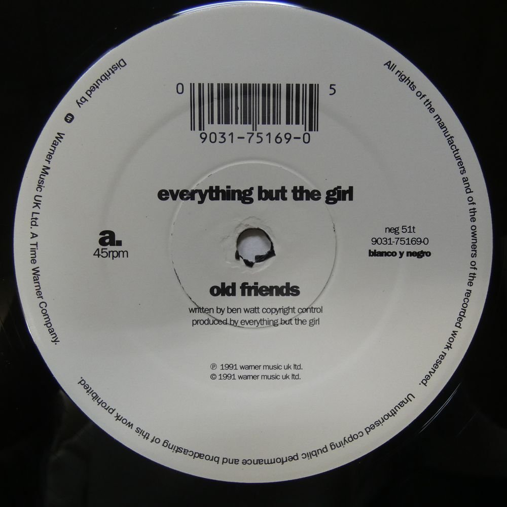 46057656;【UK盤/12inch/45RPM】Everything But The Girl / Old Friends_画像3