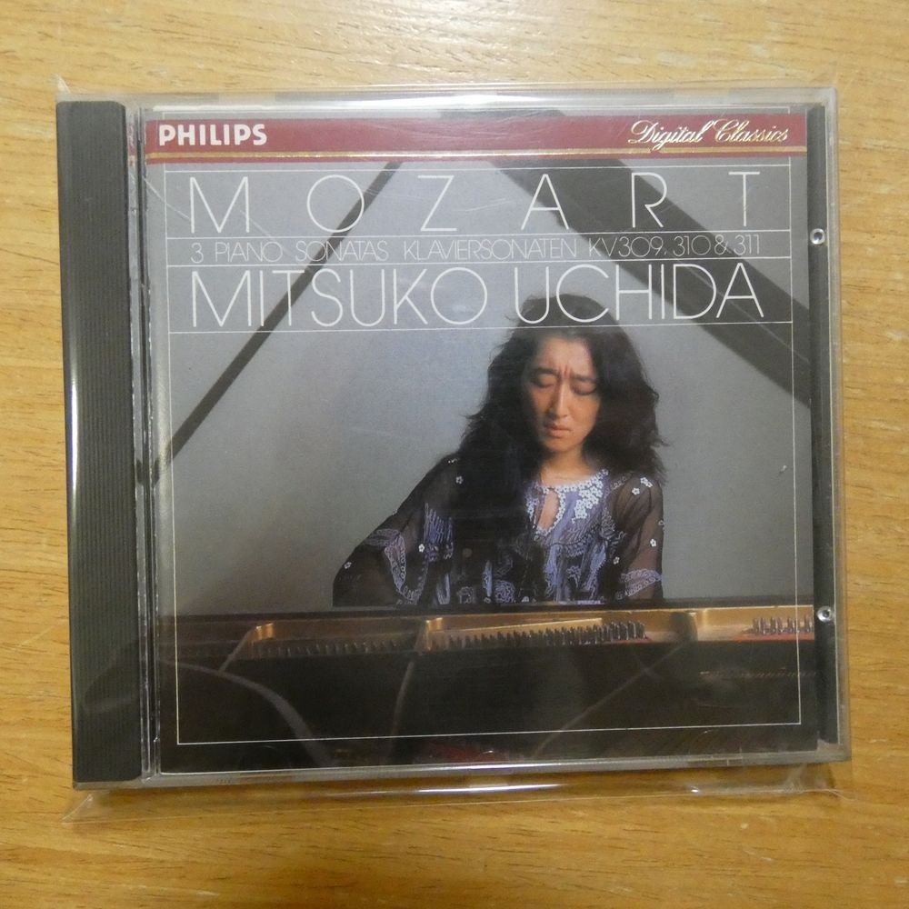 028941274120;【CD/西独盤/蒸着仕様】内田光子 / MOZART: 3 PIANO SONATAS K.309,310,311(4127412)_画像1