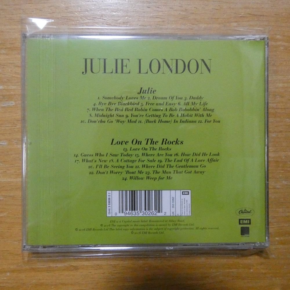 094635302622;【CD/2in1】JULIE LONDON / JULIE/LOVE ON THE ROCKS　3530262_画像2