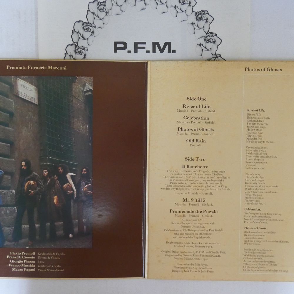 46058706;【国内盤/見開き】Premiata Forneria Marconi - P.F.M. / Photos Of Ghosts 幻の映像_画像2