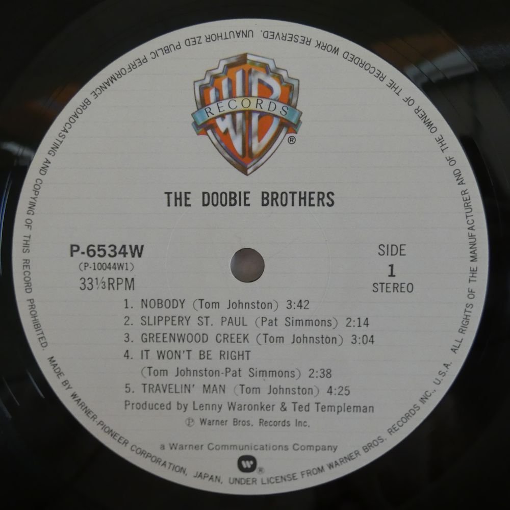 46058651;【帯付/美盤】The Doobie Brothers / S・T ファースト_画像3