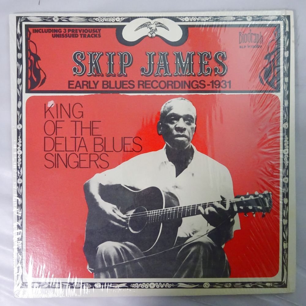 10019448;【US盤/シュリンク/Biograph】Skip James / King Of The Delta Blues Singers - Early Blues Recordings 1931_画像1