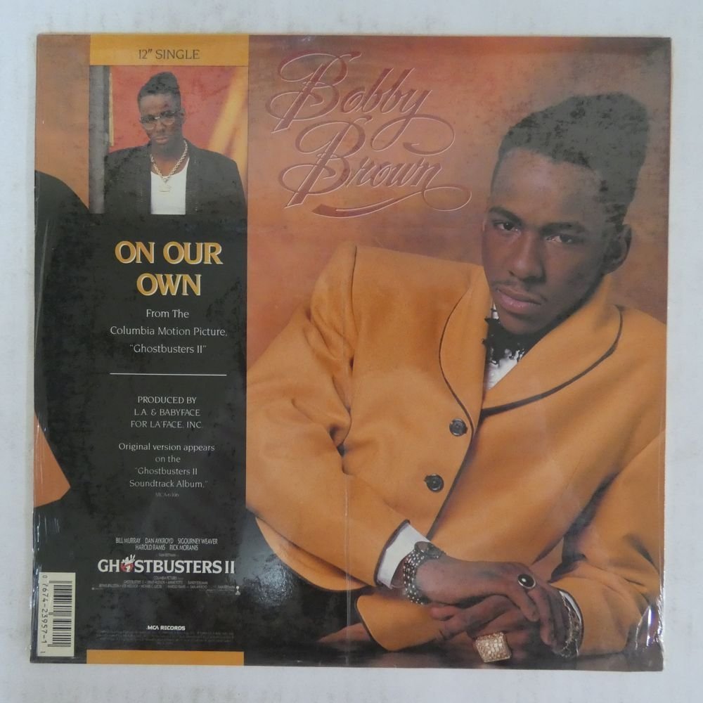 47046260;【US盤/12inch/シュリンク】Bobby Brown / On Our Own ゴーストバスターズ2_画像2