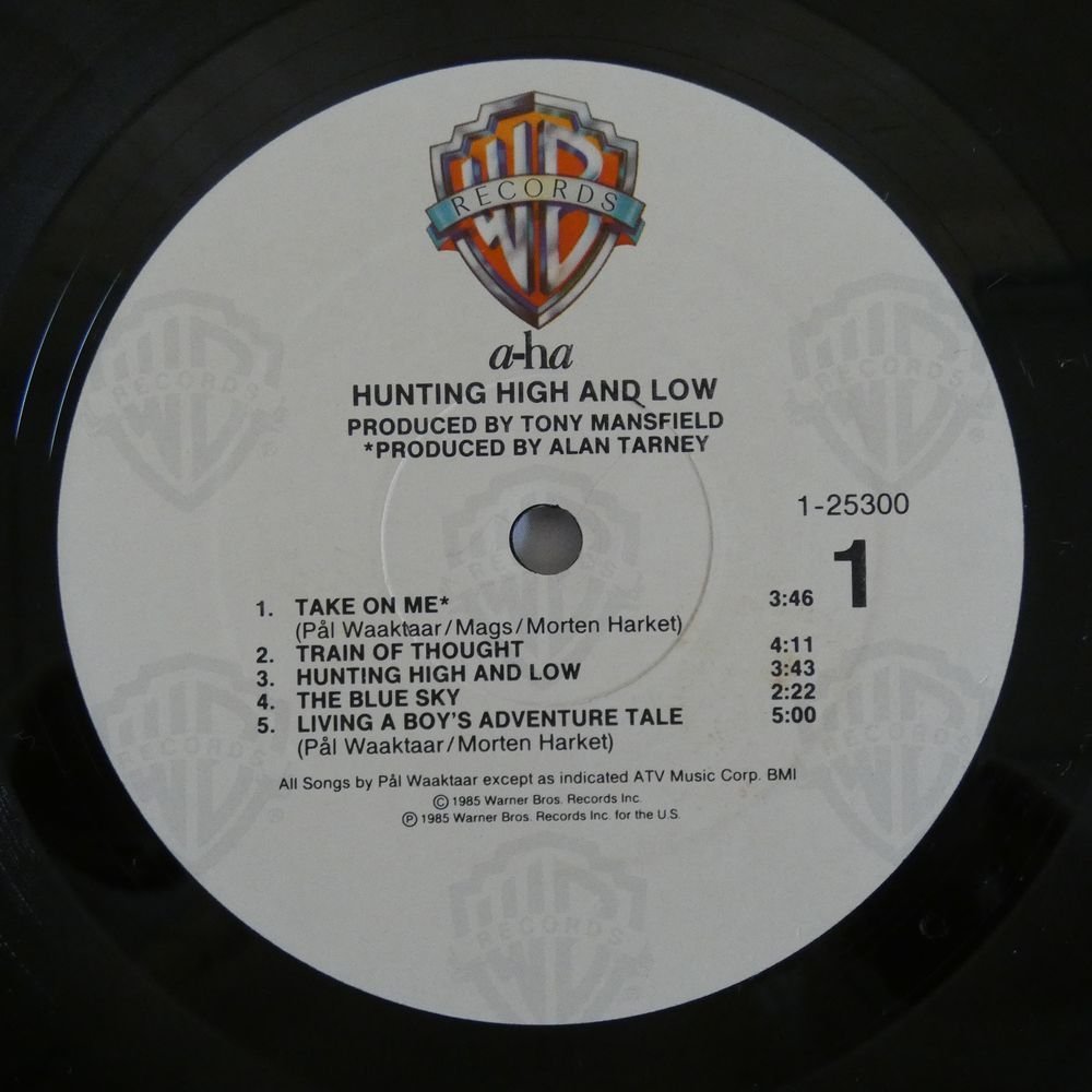 47046517;【US盤】a-ha / Hunting High And Low_画像3