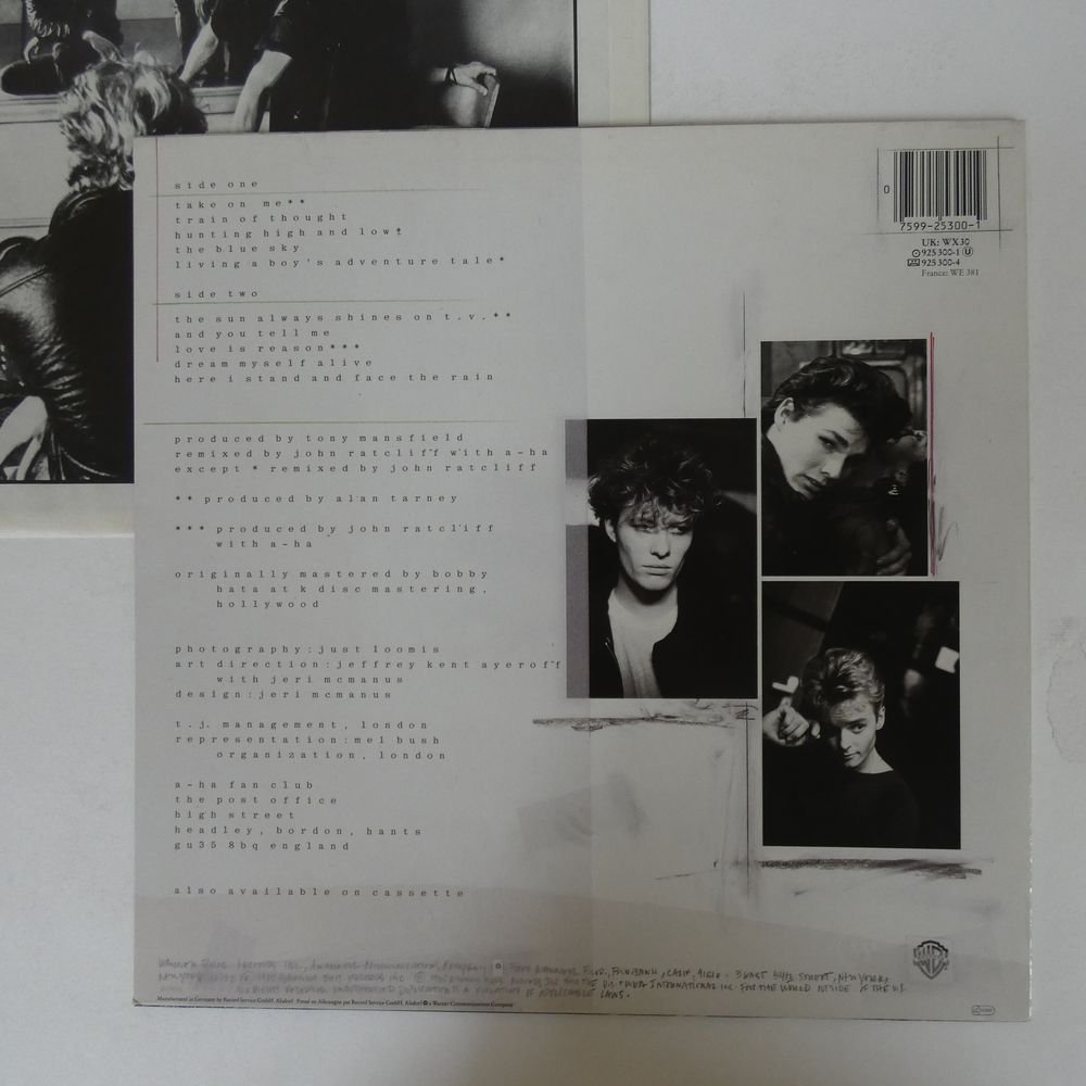 47046493;【Germany盤/ハイプステッカー付】a-ha / Hunting High And Low_画像2