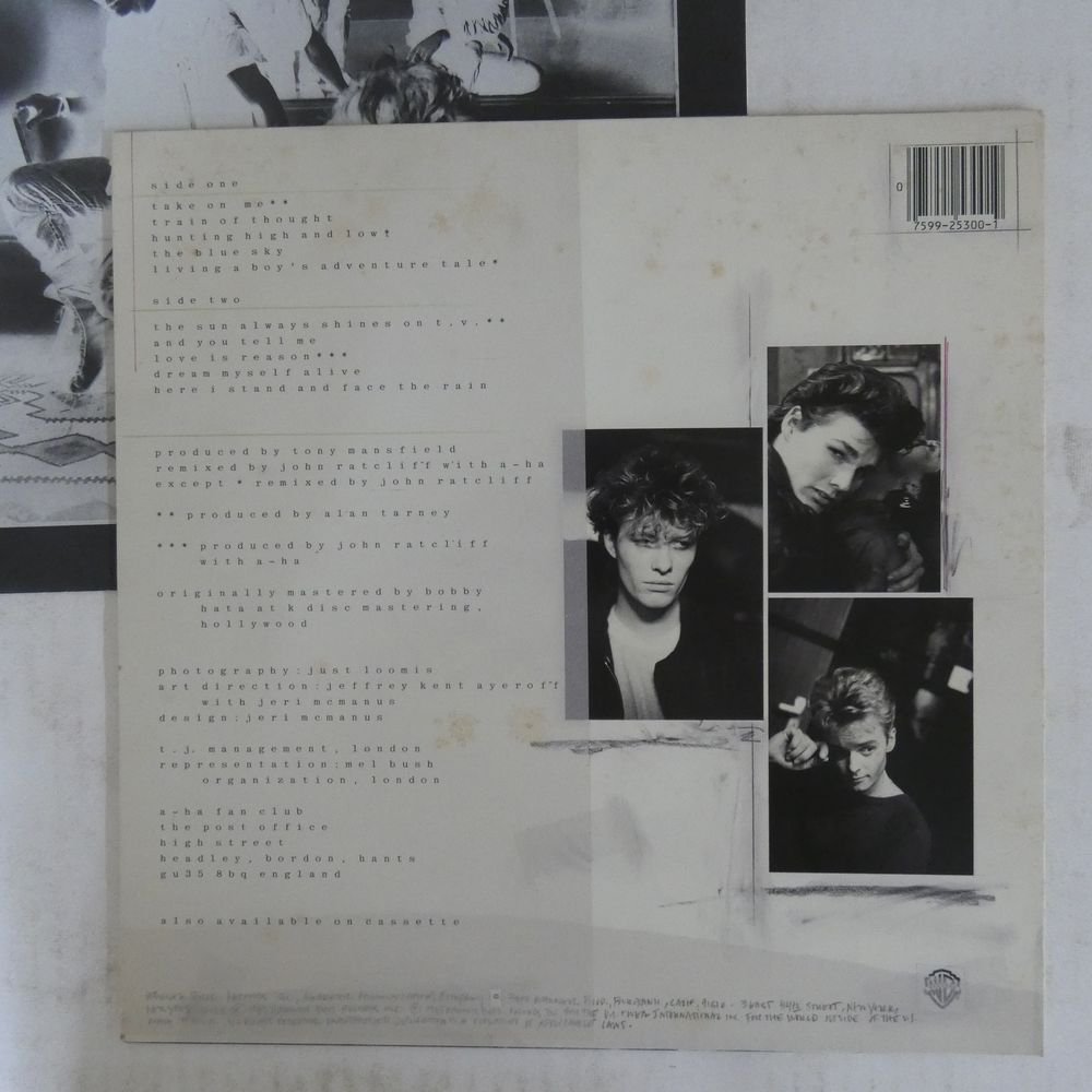 47046517;【US盤】a-ha / Hunting High And Low_画像2