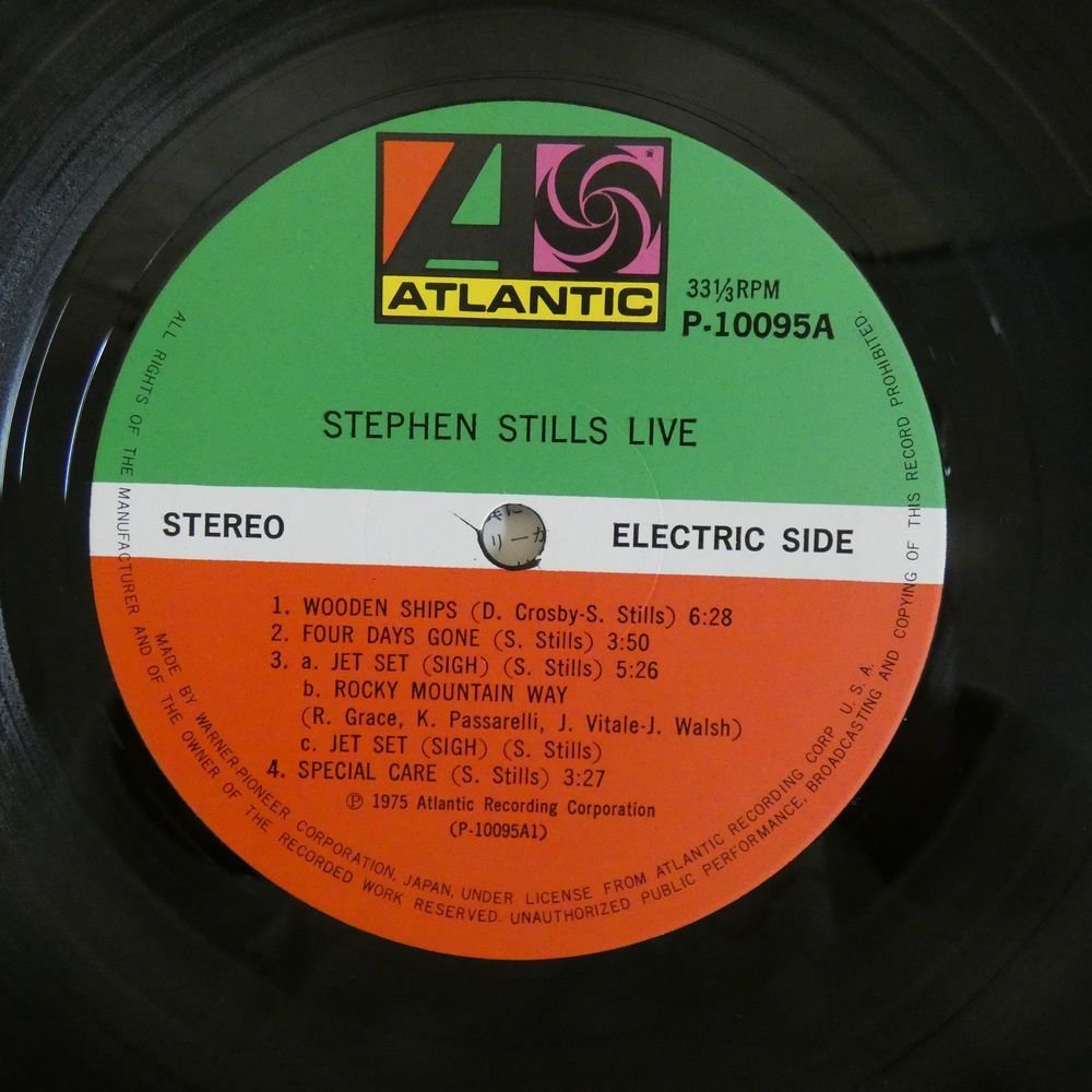 47046684;【帯付/補充票】Stephen Stills / Live_画像3