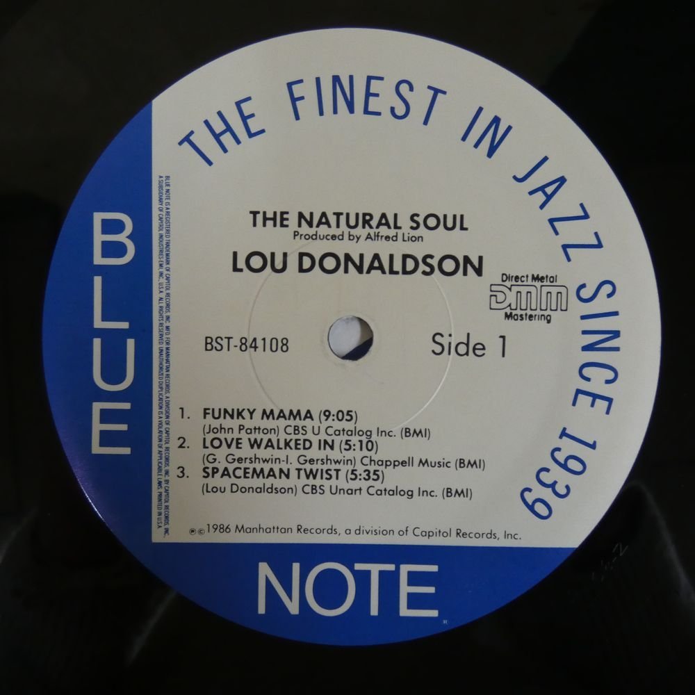 46059717;【US盤/BLUE NOTE/DMM/美盤】Lou Donaldson / The Natural Soul_画像3