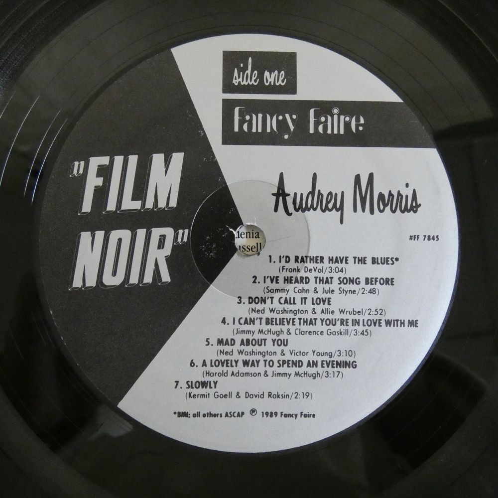 46059788;【US盤/Fancy Faire】Audrey Morris / Film Noir_画像3