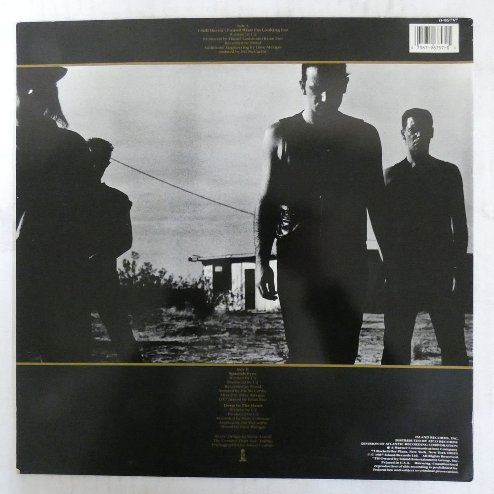 46060205;【US盤/12inch】U2 / I Still Haven't Found What I'm Looking For_画像2