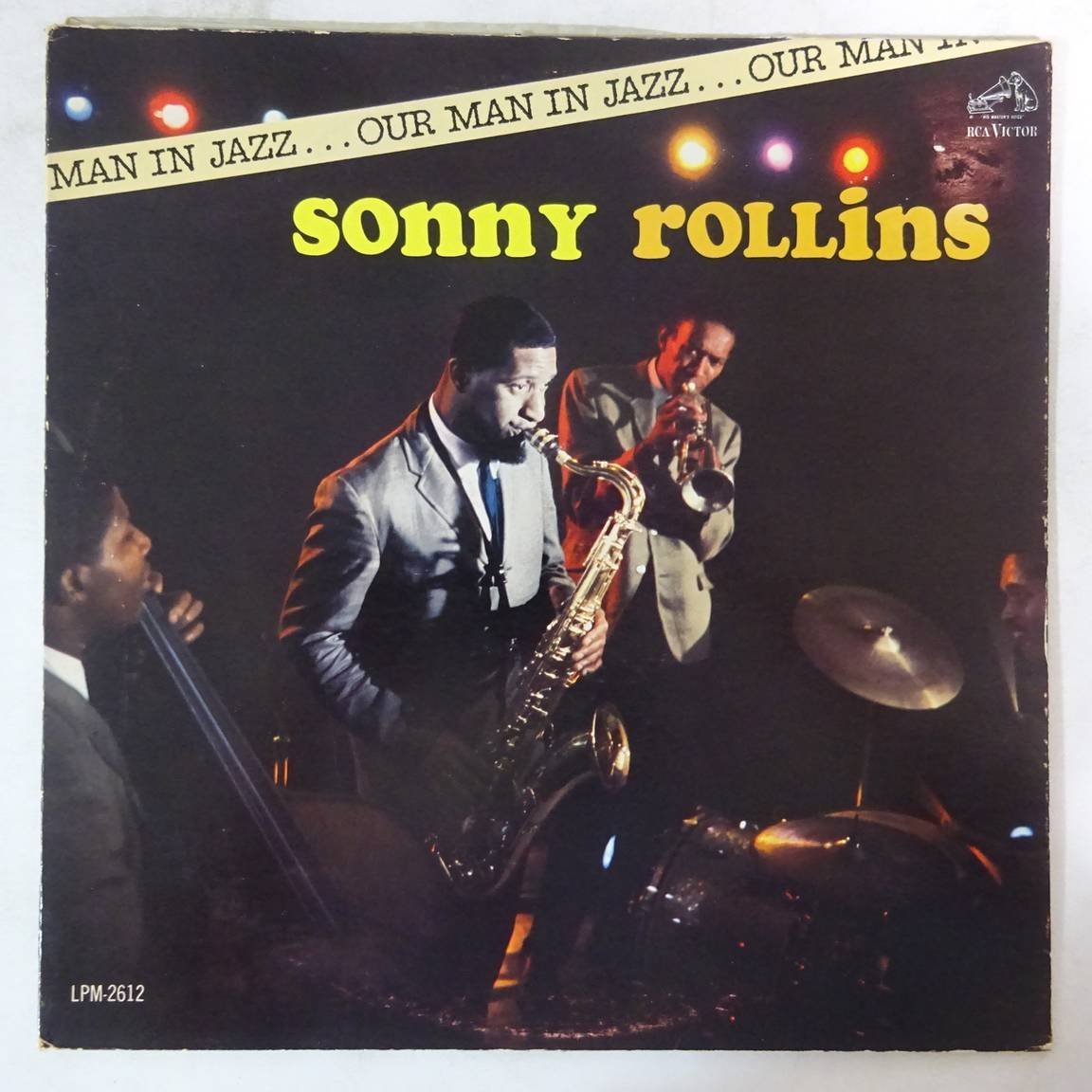 14029201;【USオリジナル/Victor/黒銀ニッパー/深溝/MONO/マト両面3S】Sonny Rollins / Our Man In Jazz_画像1