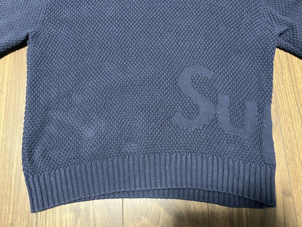 シュプリーム SUPREME 20AW Textured Small Box Sweater サイズ:Sテクスチャードスモールボックスニット _画像5