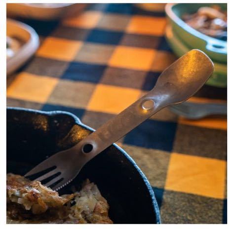 UCO titanium spoke spoon, Fork, Fork. one side .gi The gi The . easy to use. new goods 