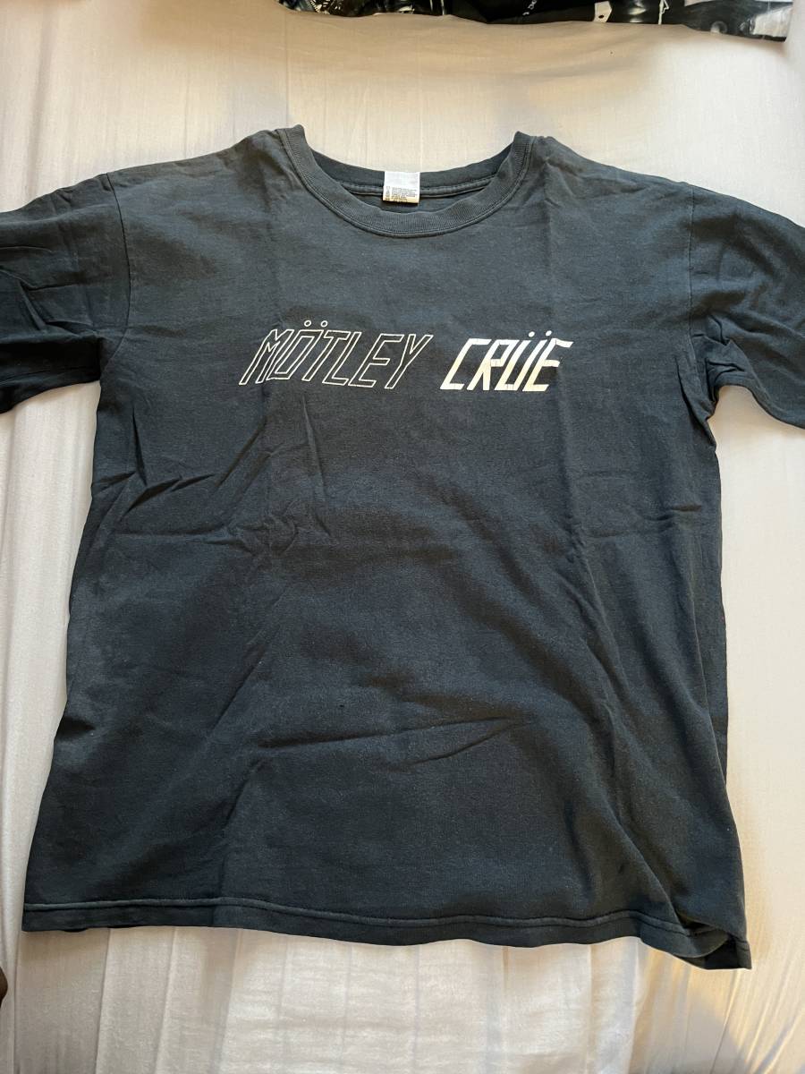 1円スタート　古着　Motley Crue　モトリークルー　Too Fast For Love　Tシャツ　Mサイズ　anvil製_画像1