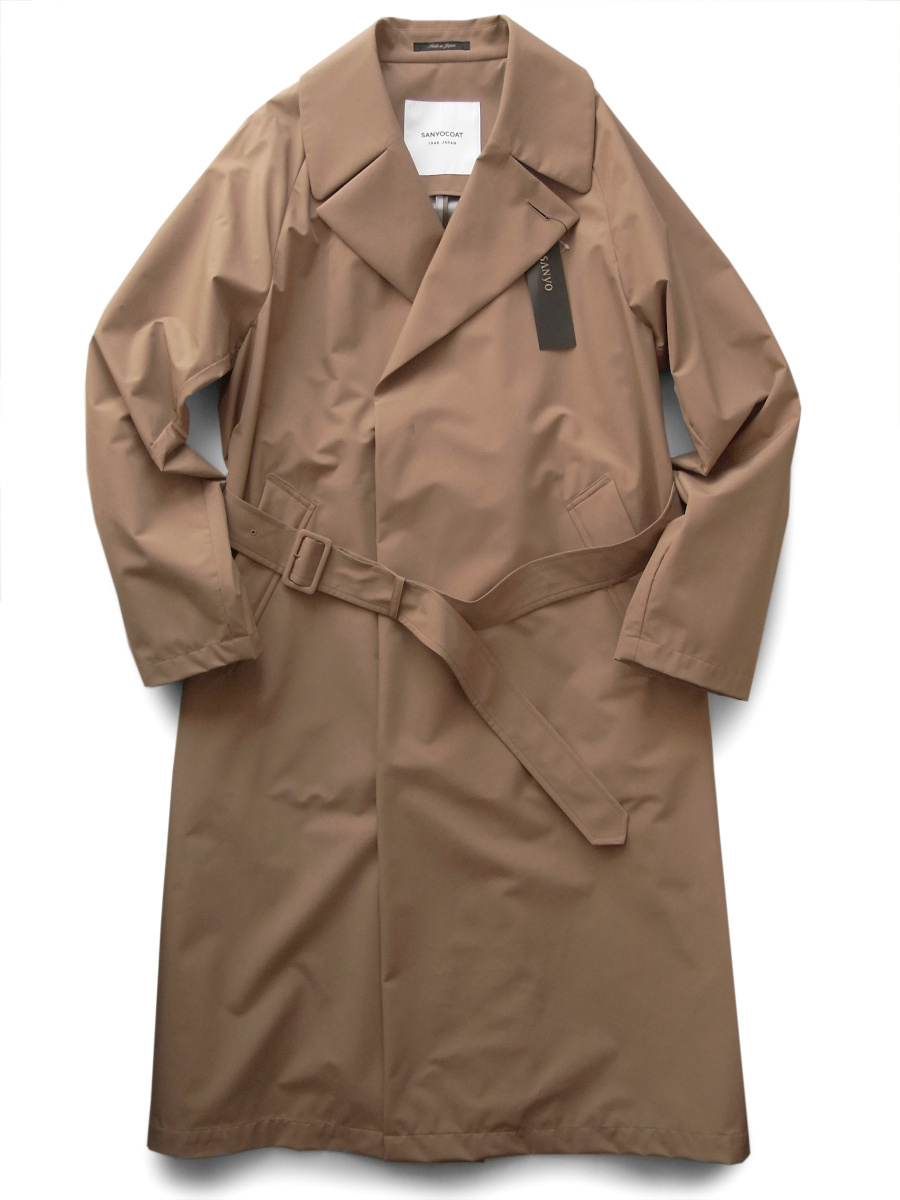 ◇◆SANYO COAT(サンヨーコート)/全天候型として活躍◎!スプリングコートとしても最適なベルテッドアンブレラコート【L(L~)】/8.7万 ◇◆SANYO COAT(サンヨーコート)/全天候型として活躍◎!スプリングコートとしても最適なベルテッドアンブレラコート【L(L~)】/8.7万