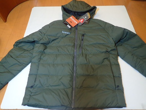 free shipping ]SIMMS down Stream jacket US-L color Loden: Real