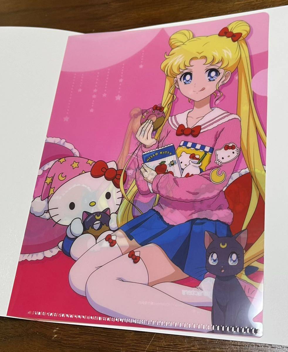 Sailor Moon sanrio charactar miniクリアファイルコレクション セーラームーン、マーズ ウラヌ&ネプチューン 3種セット_画像1