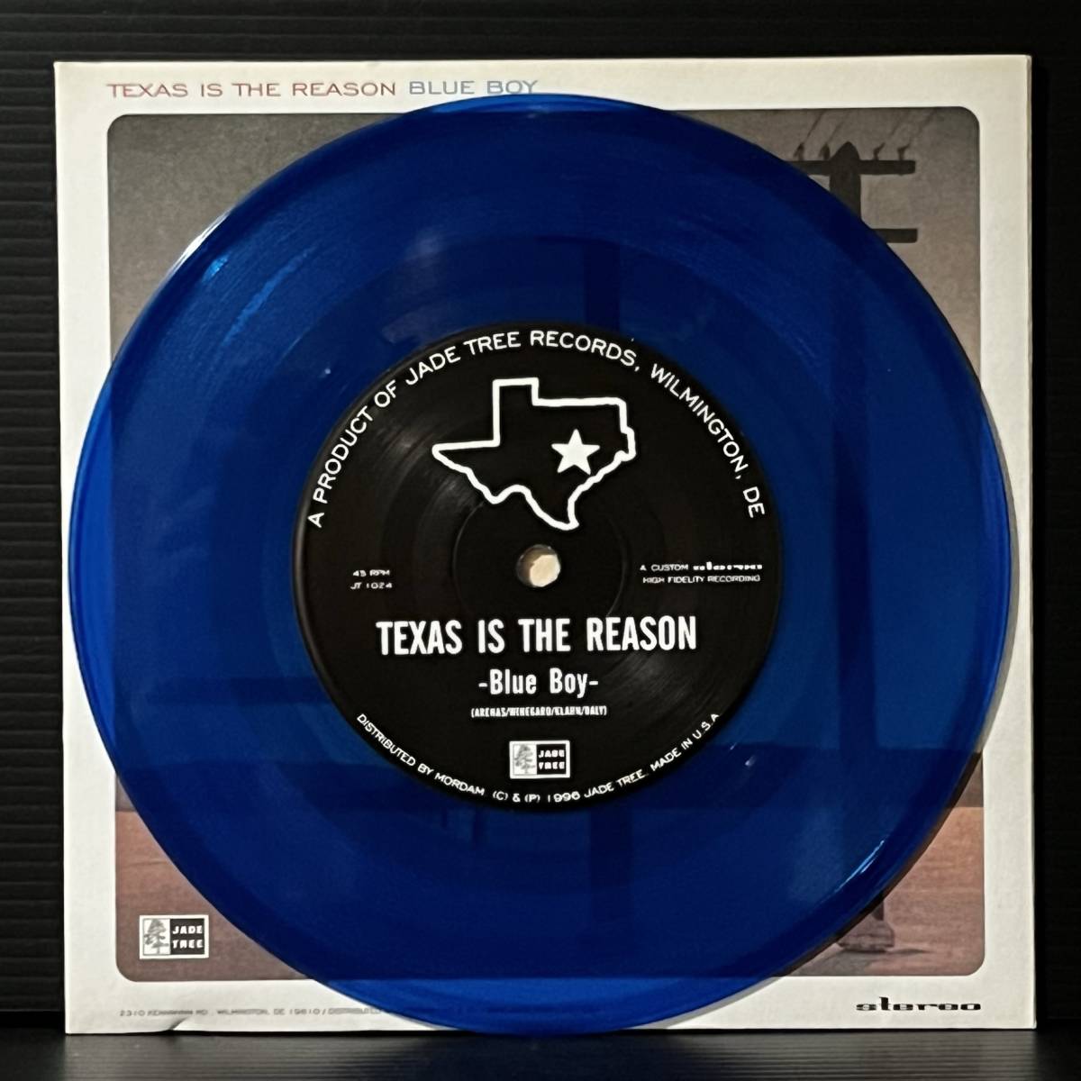 The Promise Ring / Texas Is The Reason - E. Texas Ave / Blue Boy (7 inch) ■Used■ Split 7" Emo エモいレコード_画像4