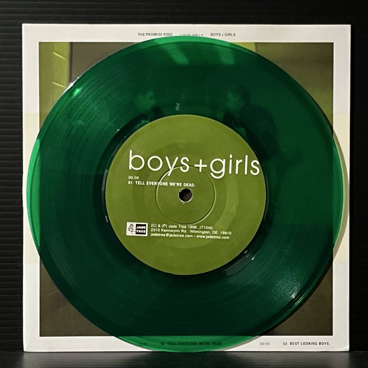 The Promise Ring / Boys + Girls (7 inch) ■Used■ Emo エモいレコード_画像3