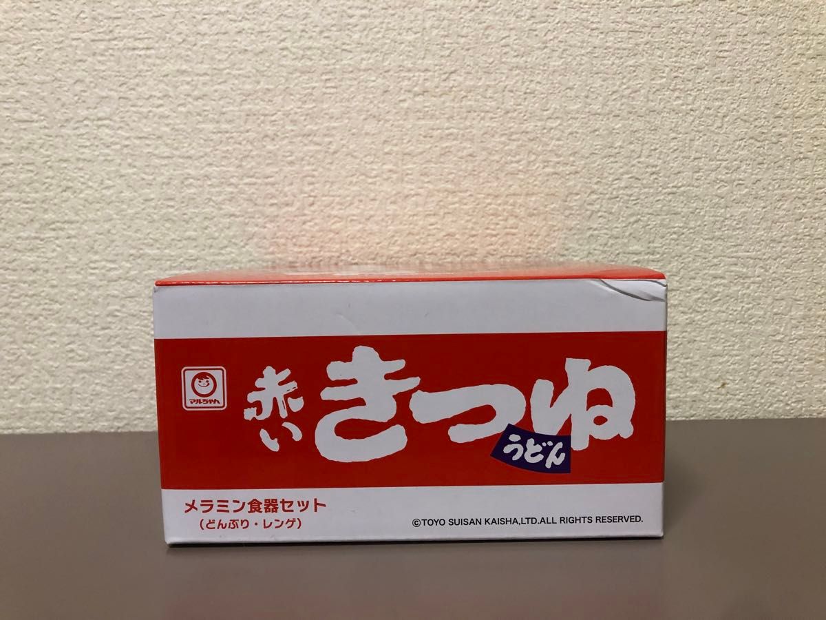 【限定品】赤いきつねと緑のたぬき黒い豚カレー うどん メラミン食器セット ゆかり 三島 茶碗 