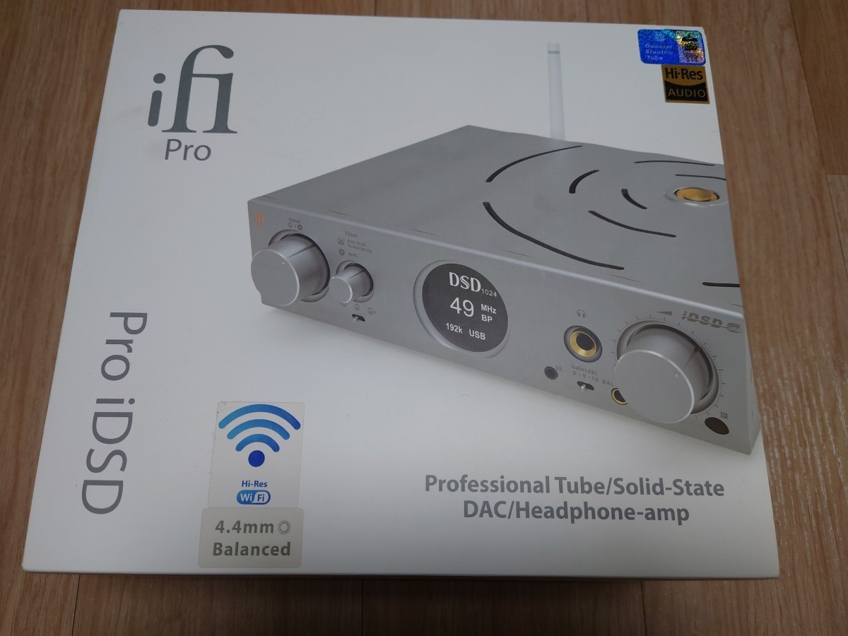 送料無料　iFi audio Pro iDSD 4.4 DAC　ヘッドホンアンプ　ネットワークプレーヤー　箱付_画像1