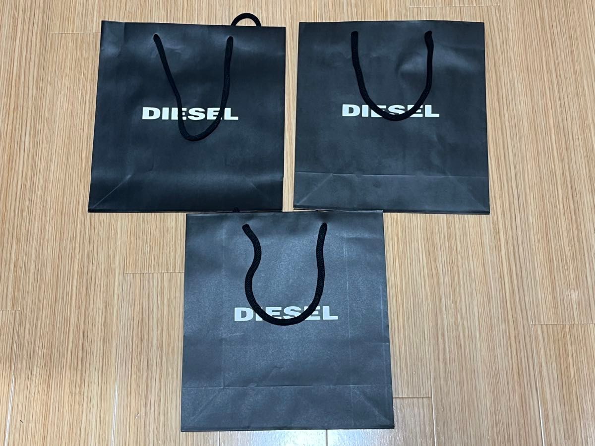 まとめ売り DIESEL ディーゼル 紙袋 ショッパー ショップ袋 11枚セット