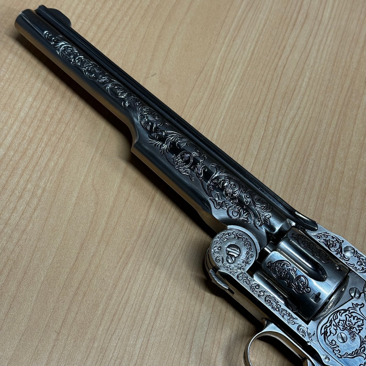 ◎K147 マルシン フランクリンミント S&W モデル3 ワイアットアープ .44 Smith & Wesson Model 3 WYATT EARP .44 REVOLVER_画像4